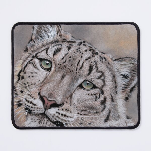Item preview, Hello - Snow Leopard designed and sold by LindaSayeghArt.