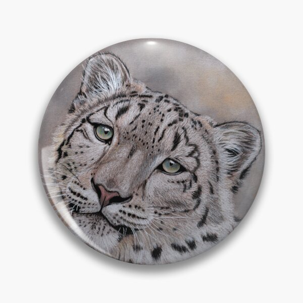 Item preview, Hello - Snow Leopard designed and sold by LindaSayeghArt.