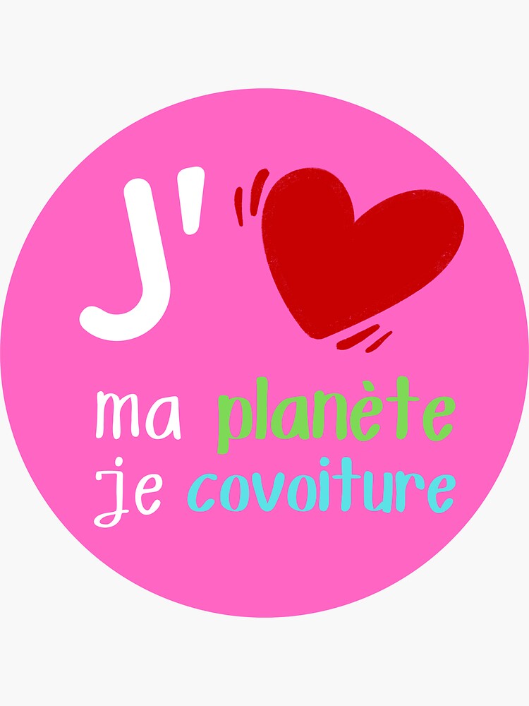 "carpool sticker ecology trunk car sticker" Sticker for Sale by KVDFR