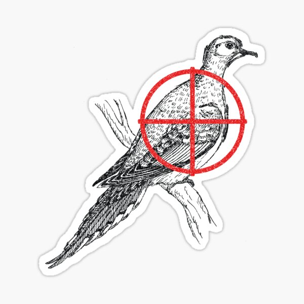 “Dove Hunting” Sticker for Sale by SLCWearables | Redbubble