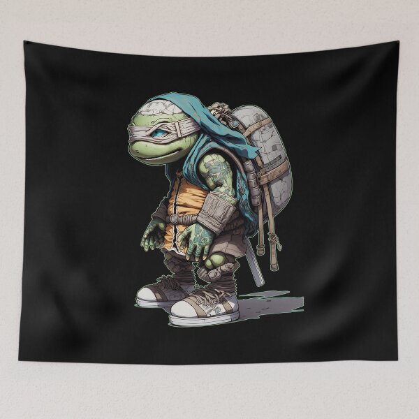 Item preview, Cool Turtle Graffiti Manga Anime Character designed and sold by tronictees.