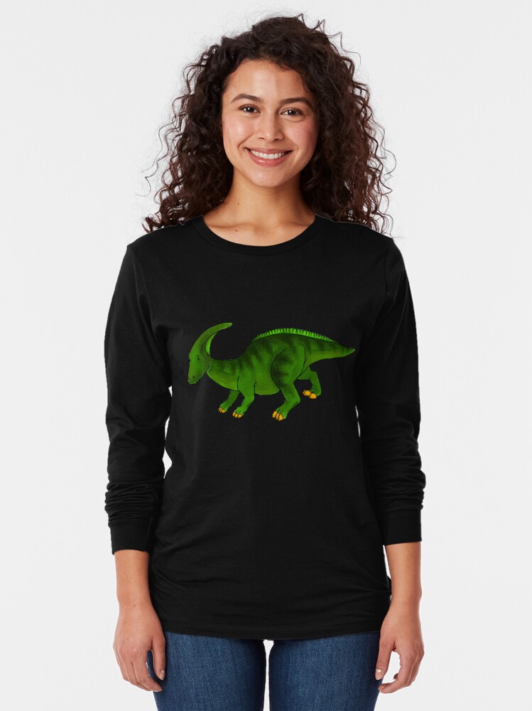 Alternate view of Parasaurolophus Long Sleeve T-Shirt