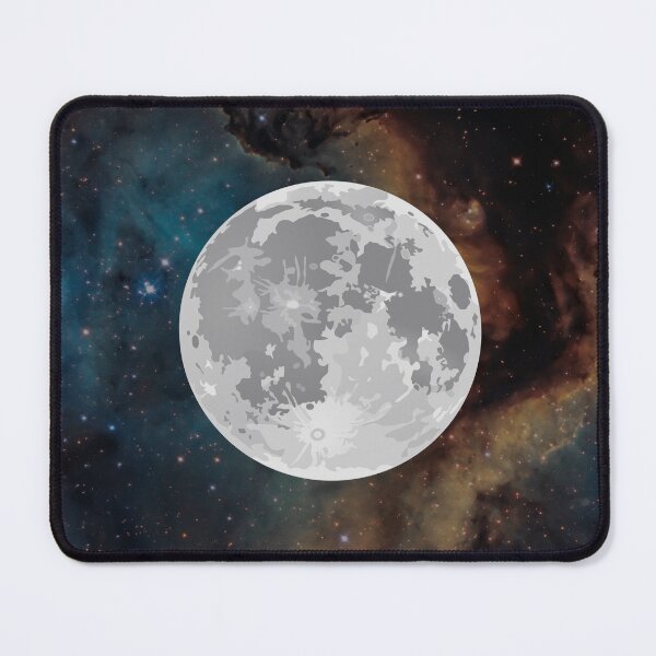 Item preview, background cosmos galaxy and moon designed and sold by SeniorPrint99.