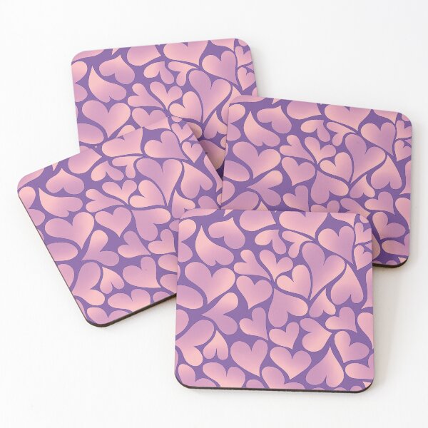 Item preview, Cute Valentine's Romantic Purple Blushed Hearts designed and sold by WeArePear.