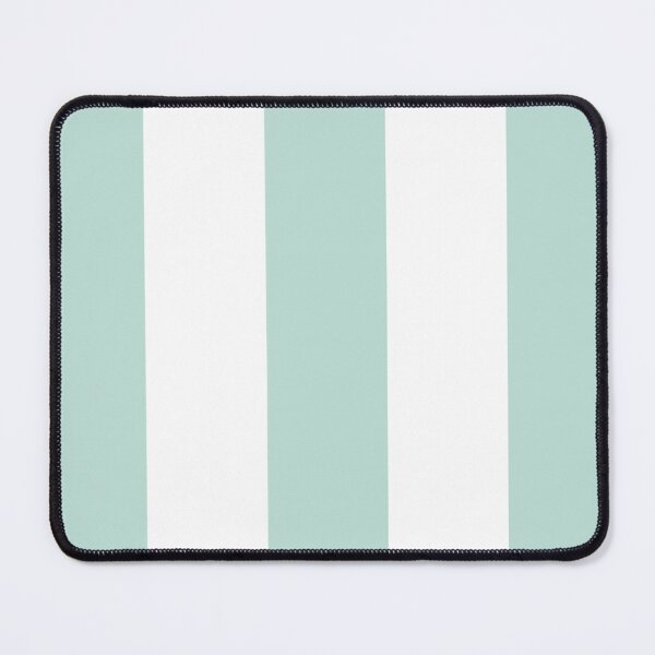Item preview, Large MINT GREEN and WHITE VERTICAL STRIPES designed and sold by RachelMacht.