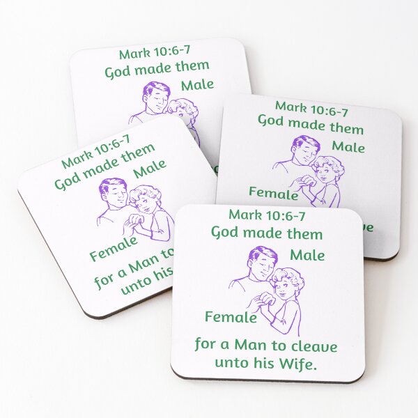 Item preview, Traditional Marriage ~ Mark 10:6-7 designed and sold by RhondaCGoins.