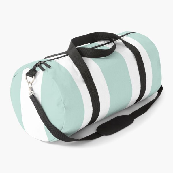 Item preview, Large MINT GREEN and WHITE VERTICAL STRIPES designed and sold by RachelMacht.