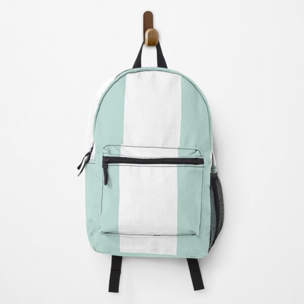 Item preview, Large MINT GREEN and WHITE VERTICAL STRIPES designed and sold by RachelMacht.