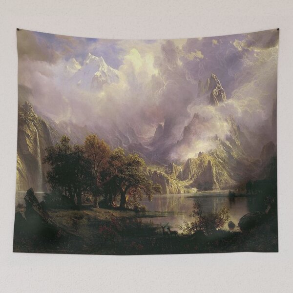 Item preview, Albert Bierstadt Rocky Mountain Landscape designed and sold by tomorrowsart.