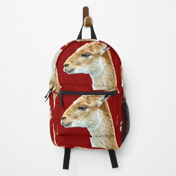 Item preview, Vicuña side eye (red background) designed and sold by PowerfulPhotos.