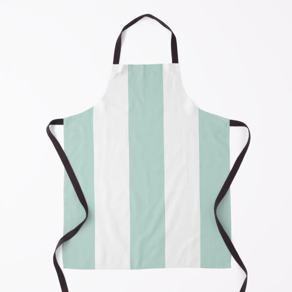 Item preview, Large MINT GREEN and WHITE VERTICAL STRIPES designed and sold by RachelMacht.