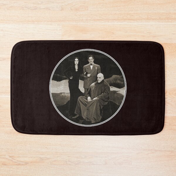Item preview, Gomez, Morticia and Fester Addams Circle Portrait Abstract Digital Art designed and sold by Gogmagosh.