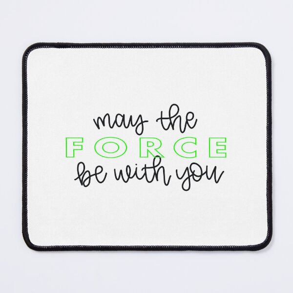 Item preview, May the Force Be With You script - green designed and sold by lyndsiemark.