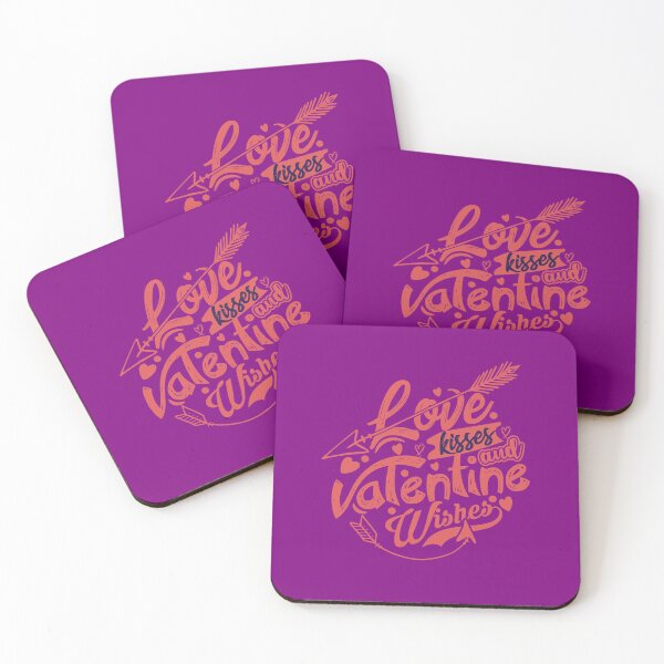 Item preview, Love Kisses and Valentine Wishes Graphic designed and sold by PBJArt.