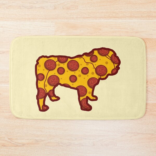 Item preview, Perro Pizza Pizza buldog inglés designed and sold by shokA Design.