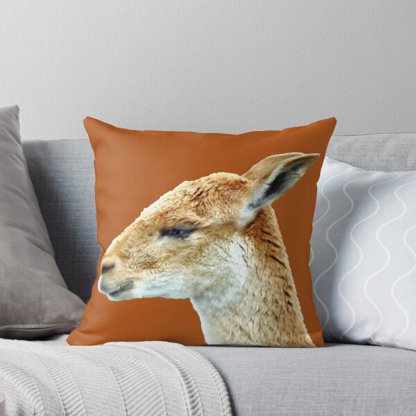 Item preview, Vicuña side eye (orange brown background) designed and sold by PowerfulPhotos.
