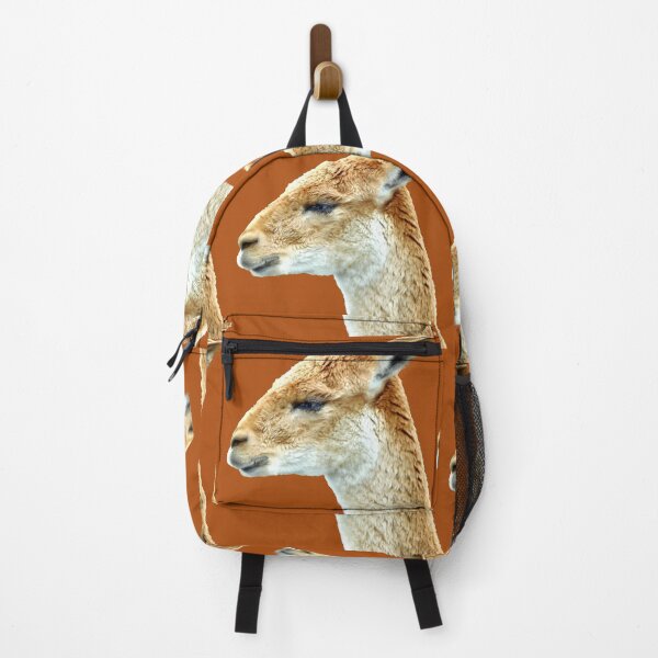 Item preview, Vicuña side eye (orange brown background) designed and sold by PowerfulPhotos.
