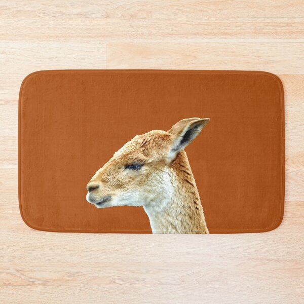 Item preview, Vicuña side eye (orange brown background) designed and sold by PowerfulPhotos.
