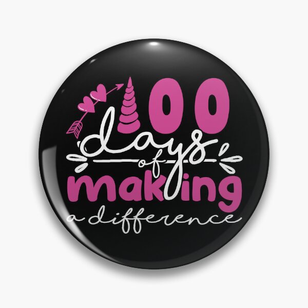 Item preview, Funny School Sayings: 100 Days Of Making A Difference, Teachers Squad, Students Squad designed and sold by AMINE  ★★★★★.