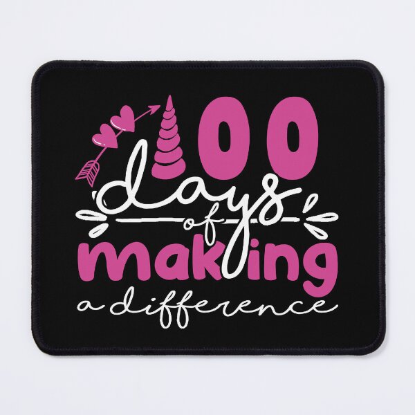 Item preview, Funny School Sayings: 100 Days Of Making A Difference, Teachers Squad, Students Squad designed and sold by AMINE ★★★★★.