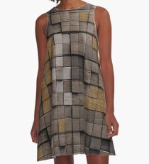 Wood pattern A-Line Dress