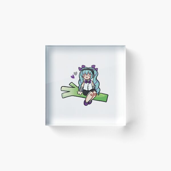 Item preview, asexual pride miku designed and sold by sour-gengar.