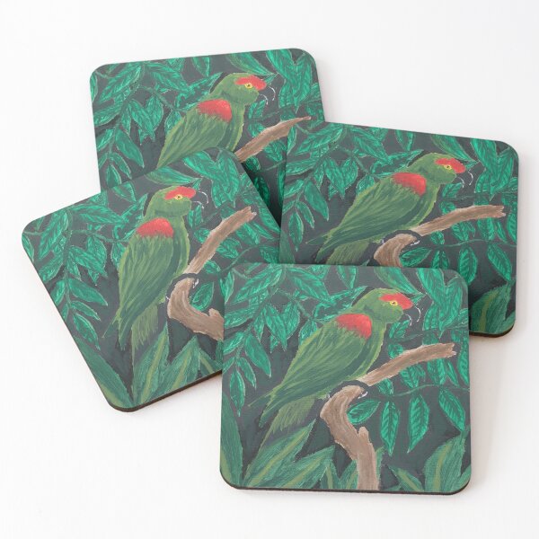 Item preview, Green Parrot Perched in the Forest  designed and sold by Spiritjay.