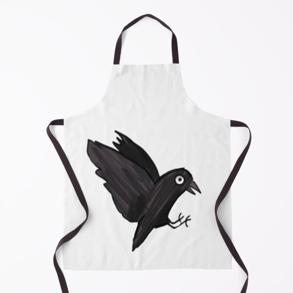 Item preview, crow illustration designed and sold by Mayarart.