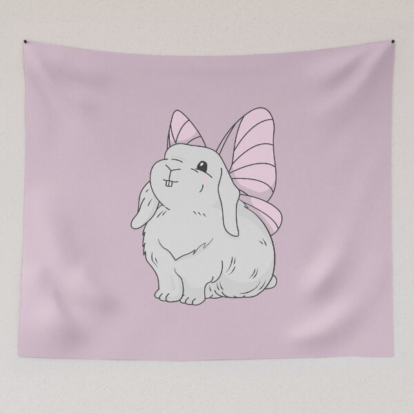 Item preview, Fairy Bunny Rabbit - COLORED Cute Illustration designed and sold by Josan Designs.