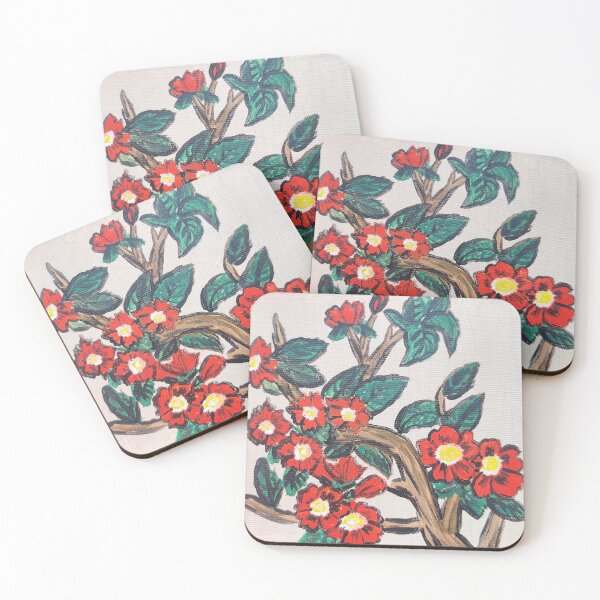 Item preview, Red Flowers on Branch designed and sold by Spiritjay.