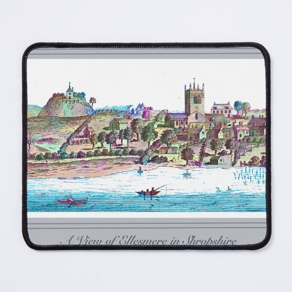 Item preview, A View of Ellesmere in Shropshire  designed and sold by Malcolm Walker.