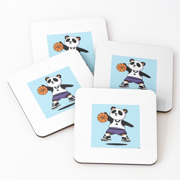 Item preview, Panda Playing Basketball Anime designed and sold by thathoopworld.
