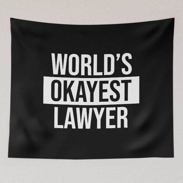 Item preview, World's Okayest Lawyer designed and sold by Adel Qasem.