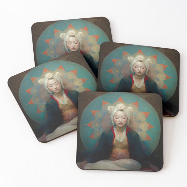 Item preview, Girl in Meditation  designed and sold by Susan  Gallagher.