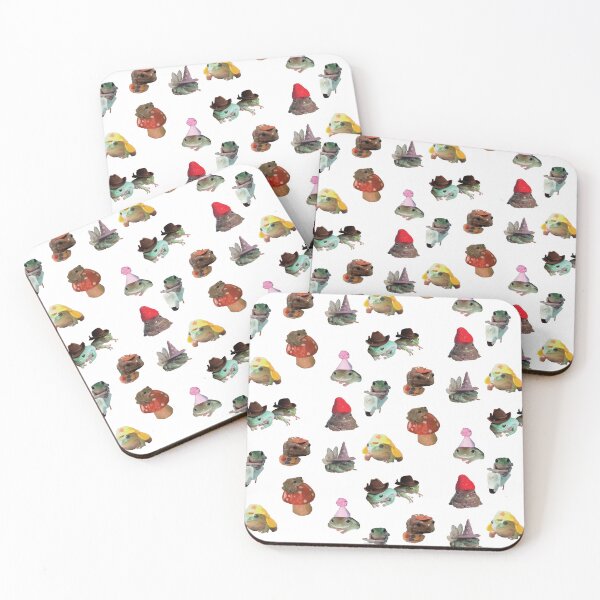 Item preview, cool frogs with hats or accessories designed and sold by Lauren Kenney.