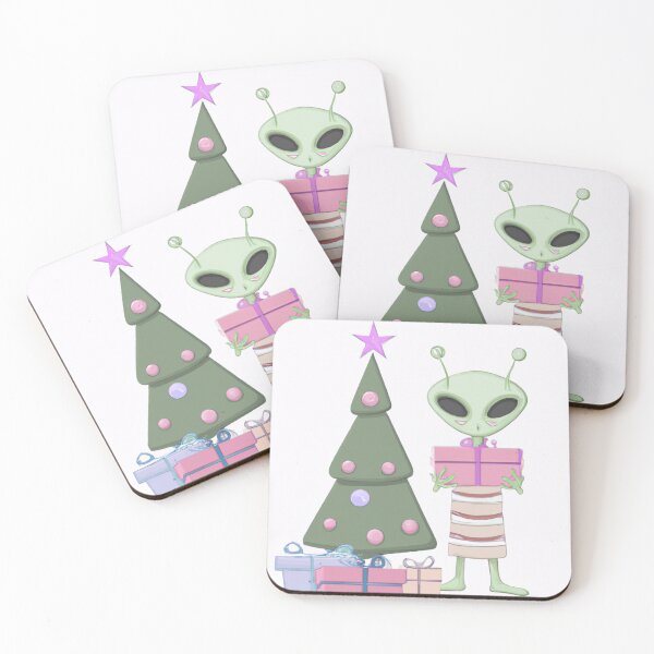 Item preview, Alien with gifts - Christmas designed and sold by kozetin.