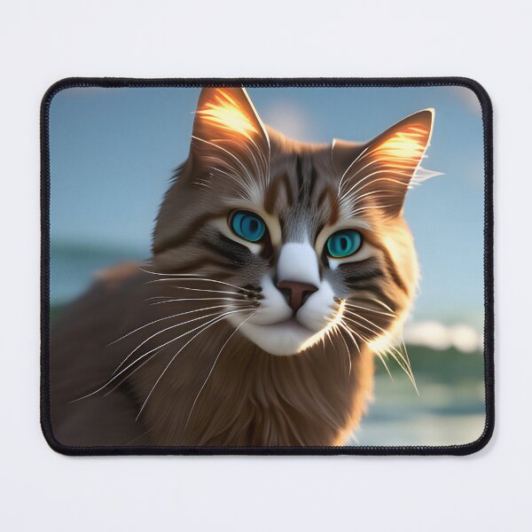 Item preview, Cat Surfing - Modern Digital Art designed and sold by Ai-michiart.