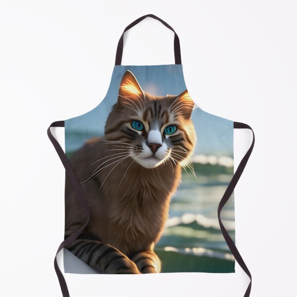 Item preview, Cat Surfing - Modern Digital Art designed and sold by Ai-michiart.