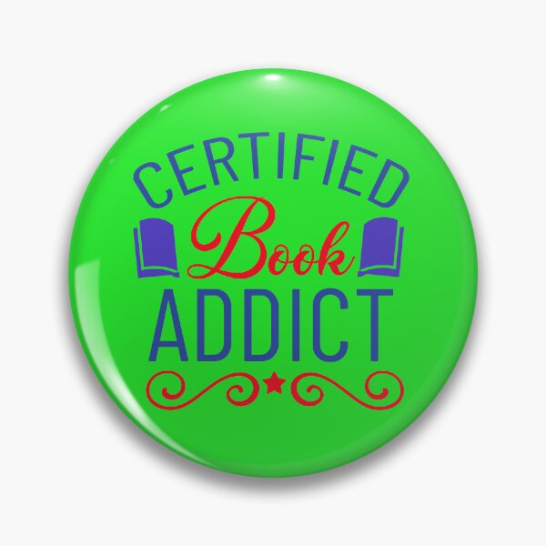 Item preview,  Certified Book Addict. Funny Reading Quote, Book Lover, Librarian designed and sold by DesignHouse07.