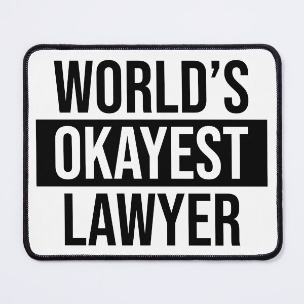 Item preview, World's Okayest Lawyer designed and sold by Adel Qasem.