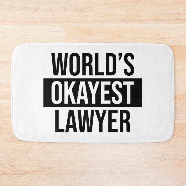 Item preview, World's Okayest Lawyer designed and sold by Adel Qasem.