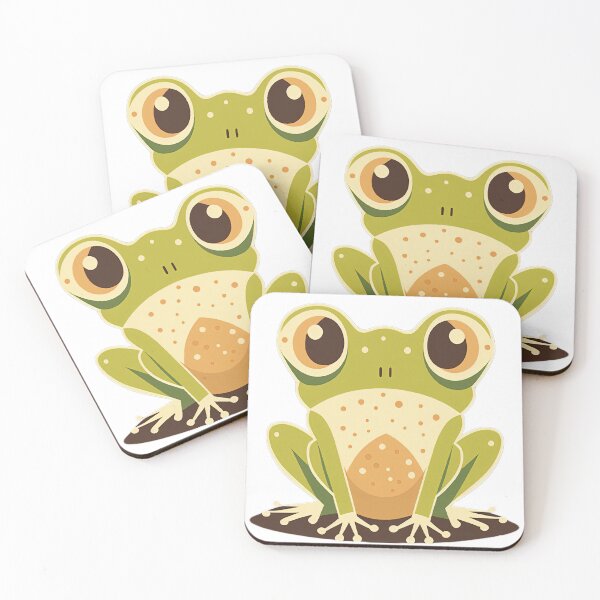 Item preview, Flat design of a cute frog  designed and sold by POPZY-ART.
