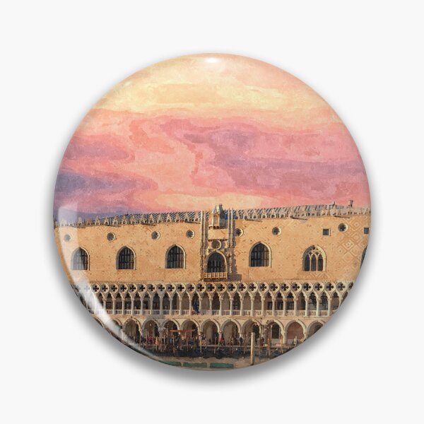 Item preview, Venice Saint Marks Campanile digital painting designed and sold by Lacasadellora.