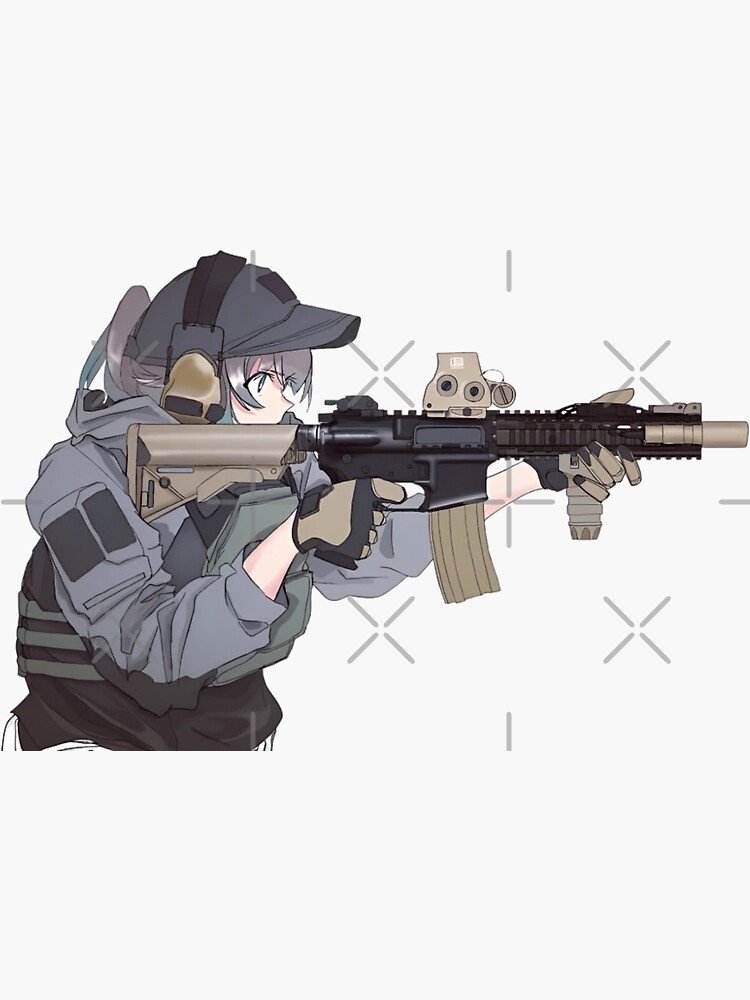 Ancap Anime Girl With Gun