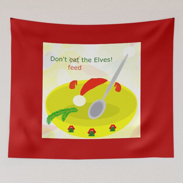Item preview, Don't feed the elves, #giftoriginal designed and sold by Tiia Vissak.