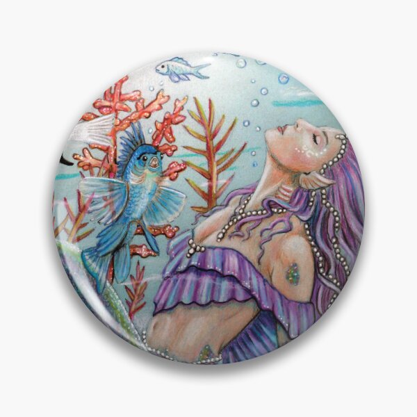 Item preview, Kaia - Mermaid designed and sold by LindaSayeghArt.