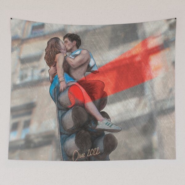 Item preview, Kiss at the end - An unexpected celebration designed and sold by HenryDrae.