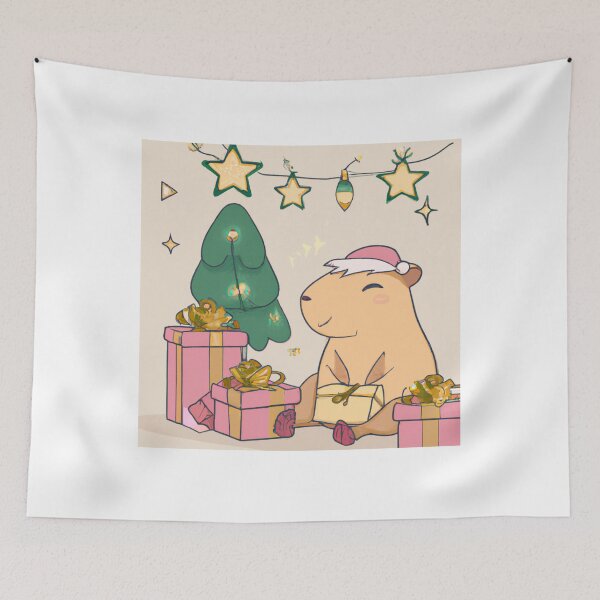 Item preview, Capybara with gifts - Christmas designed and sold by kozetin.