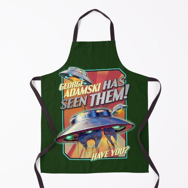 Item preview, GEORGE ADAMSKI HAS SEEN THEM - HAVE YOU? Flying Saucer UFO - Vintage aRT designed and sold by RetroTeeStudio.