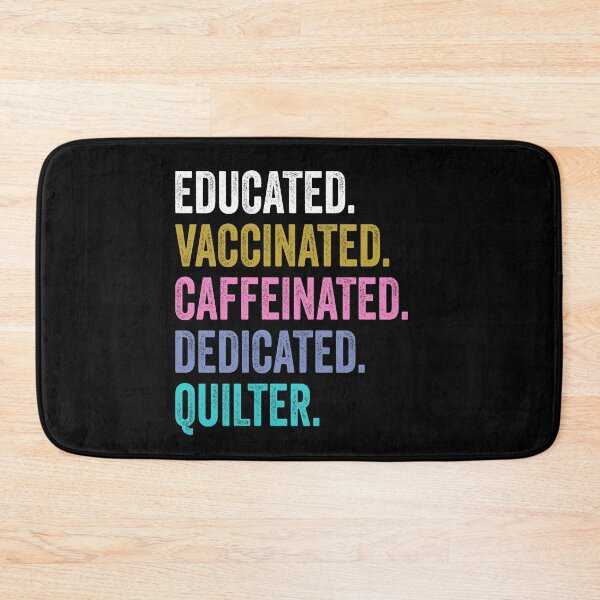 Item preview, quilter Educated Dedicated Shirt, quilter Dad Husband designed and sold by Dogs Geeky⭐⭐⭐⭐⭐.